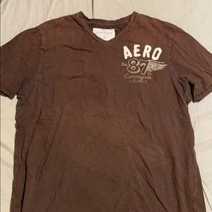 Aeropostale Brown T-Shirt